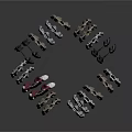 Different Colored Clothes On Hangers With Various Styles For Daily Use