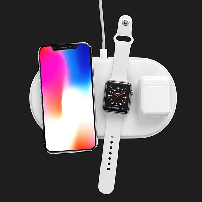 modern mobile phone charger watch 3d model