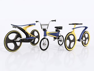 Modern Bicycle Science and Technology Sense Concept Bicycle 3d model