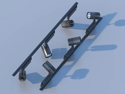 Modern Downlights and Spotlights LED Lighting Fixtures for Home Ceiling Installation 3d model