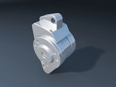 High Strength Metallic Bracket Component for Heavy Duty Sports Equipment Fitness Machines 3d model