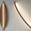 Antique Wall Lamp Retro Wall Lamp Log Wall Lamp Simple Wall Lamp 3d model