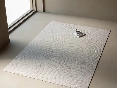 Square carpet 3d model