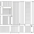Modern radiator heating radiator heating radiator 3d model