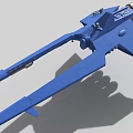 modern spaceship 3d model