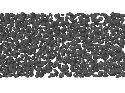 Modern pebbles 3d model