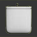 Modern Equipment with White Curved Top Transparent Side Panels and Sturdy Dark Frame Base