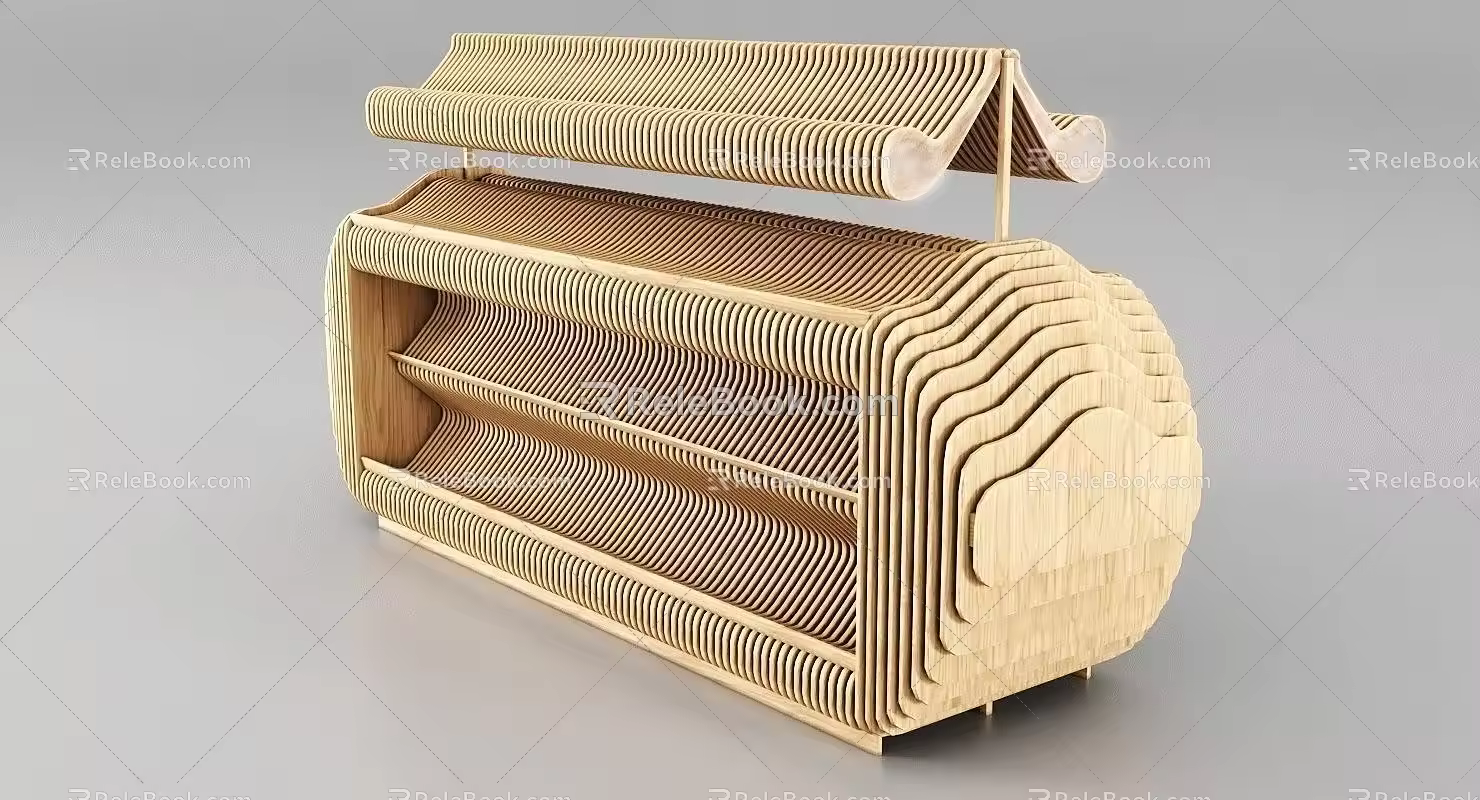 Modern Shelf Modern Shelf Supermarket Shelf Display Rack Storage Rack Shopping Mall Shelf 3d model