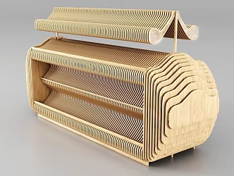Modern Shelf Modern Shelf Supermarket Shelf Display Rack Storage Rack Shopping Mall Shelf 3d model