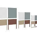 Embedded venetian blinds 3d model