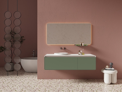 Modern bathroom cabinet model