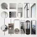 Different Types Of Modern Mirrors With Various Shapes For Home Interior Decor
