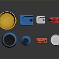 Colorful Household Plastic Containers with Various Sizes and Types for Daily Storage