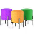 Modern sofa stool 3d model