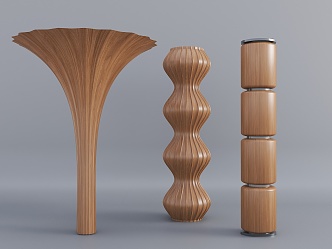 Special-Shaped Column Twisted Cylinder Round Decorative Column Special-Shaped Column Interior Column Creative Package Column Cylinder Decorative Column Shape Column 3d model