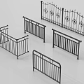 Various Designs of Wrought Iron Railings for Home and Garden Decoration