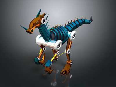 Machine Dinosaur Machine Dinosaur Machine Monster Machine Monster Cartoon Monster Machine Dinosaur Monster 3d model