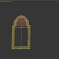 Decorative Wall Mirror With Ornate Frame And Elegant Intricate Detailing