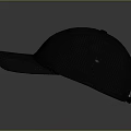 Black Baseball Cap with Textured Design for Casual Daily Wear Lightweight and Comfortable Fit