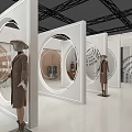 2021 Spring International Fashion Expo Featuring Chinese Foreign Stylish Clothing And Mannequins