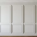 Modern White Wall Paneling With Elegant Paneled Design For Interior Home Walls