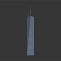 Modern Skyscraper Architecture Featuring Sleek Glass Facade And Spire Antenna