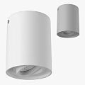 Modern White Ceiling Light With Sleek Minimalist Design And LED Ambient Glow