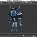 Game Movie Character Green Zombie With Horned Helmet And Skull Emblem Sports Uniform