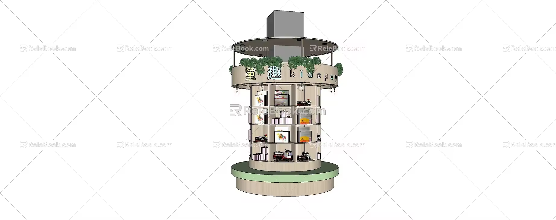 Modern Special-shaped Column Creative Column Decorative Column Package Column Modeling Column Petals Column 3d model