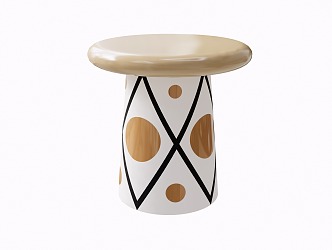 Modern Simple Side Table 3d model