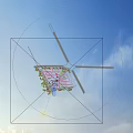 Aerial Planning of Modern Residential Area with High Rise Buildings Greenery and Water Body