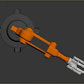 Modern Robot Arm Robot Arm Mechanical Arm Robot Arm Robot Head 3d model