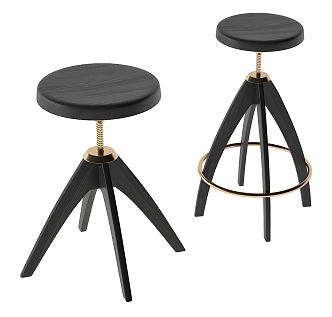 Modern Bar Stool 3d model