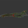 Futuristic Cosmic Spaceship Design With Green Red Metallic Finish And Illuminated Details
