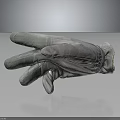 Classic Gray Gloves with Soft Texture Perfect for Winter Fashion Outfits