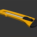 High Quality Yellow Utility Knife With Retractable Blade And Ergonomic Grip