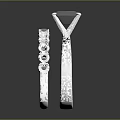 Elegant Diamond Ring With Large Central Stone And Small Accent Diamonds On Silver Band