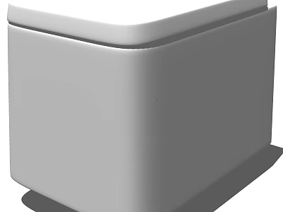 Sleek Modern White Ceramic Toilet Design For Contemporary Bathroom Interiors 3d model