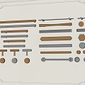 Modern Handle 3d model