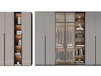 Wardrobe combination 3d model