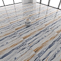 Landscape Marble Floor Tile Polished Tile Rock Plate Tile 3d model