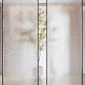 Modern partition glass partition 3d model