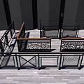 Modern Decorative Fences With Metal And Wooden Design Elements For Outdoor Spaces