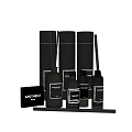 Luxury Apotheca Parfum Collection With Elegant Black Glass Bottles And Reed Diffusers