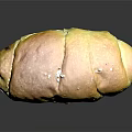 Fresh Golden Salted Crusty Bread With Crispy Exterior And Soft Interior