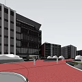 Modern style complex 3d model