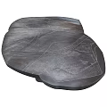 Modern Heart Shaped Coffee Table Design With Textured Metal Surface And Unique Finish