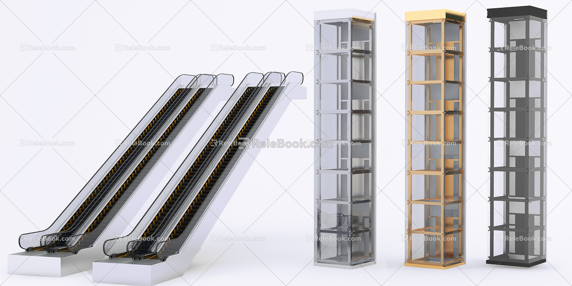 Modern Elevator 3d model