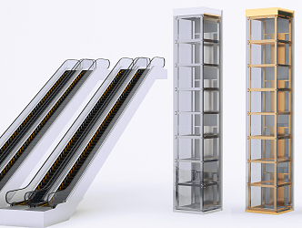 Modern Elevator 3d model