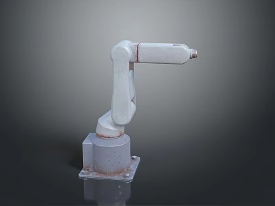 Industrial Robotic Arm Multi Joint Metal Structure for Manufacturing Automation Industrial Equipment 3d model